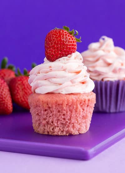 Easy Strawberry Cupcakes Recipe Love From The Oven