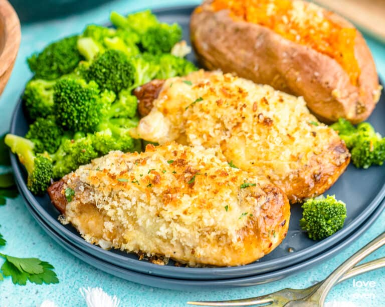 Longhorn Parmesan Crusted Chicken Love From The Oven