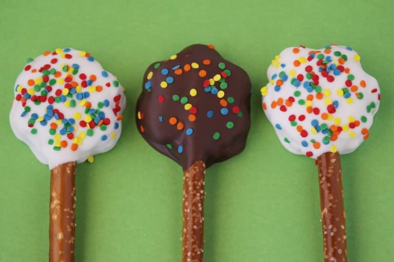 Chocolate Pretzel Brownie Pops Love From The Oven 