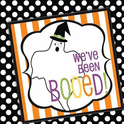 You've Been Booed! Treats for Boo-ing Your Friends And Links To Free ...