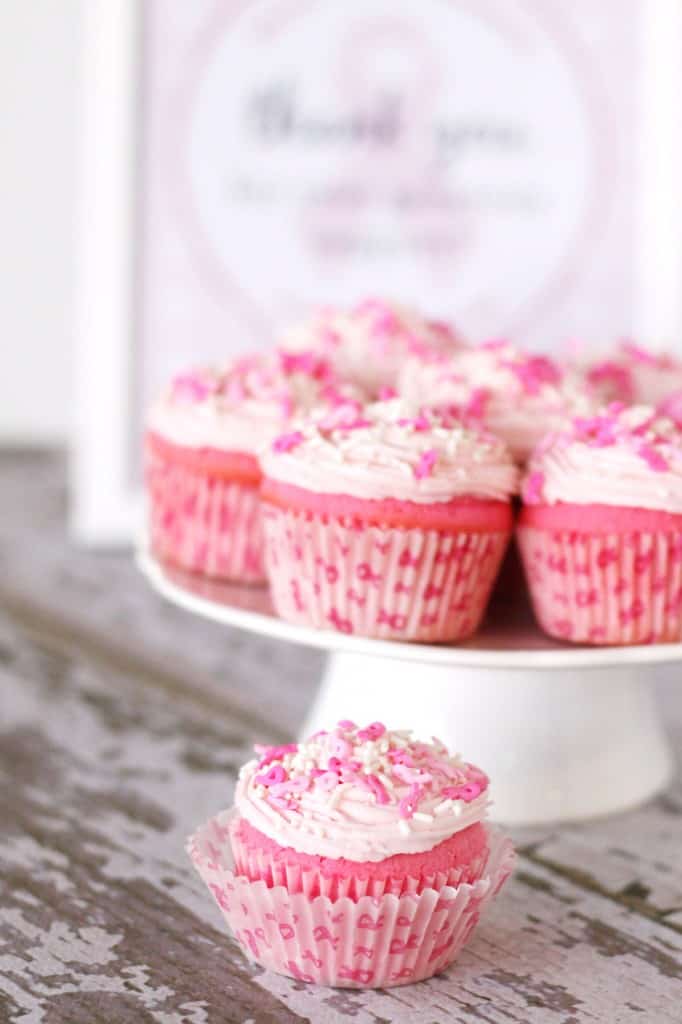 Pink Ribbon Pink Velvet Cupcakes - Raising Money For Susan G. Komen For ...