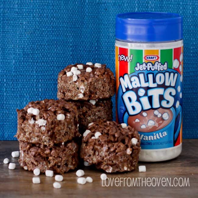 Triple Chocolate Rice Krispies Treats With Jet Puffed Mallow Bits ...