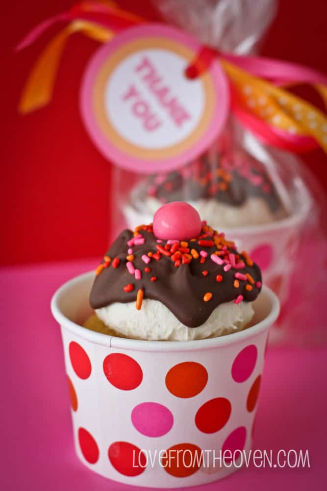 Ice Cream Sundae Cupcakes - For Teacher Appreciation Or Mother's Day ...