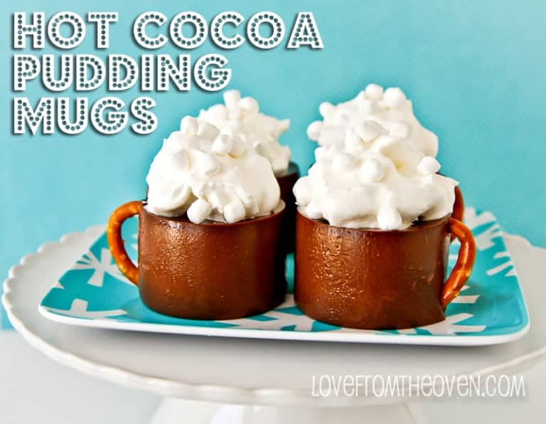 JellO Hot Cocoa Pudding Mugs  A JellO Giveaway  Love From The Oven