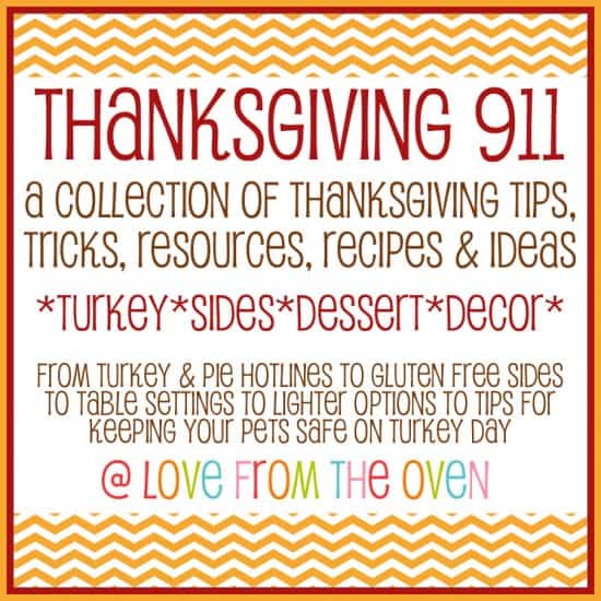 Thanksgiving 911 - A Collection of ThanksgivingTips, Tricks, Resources ...