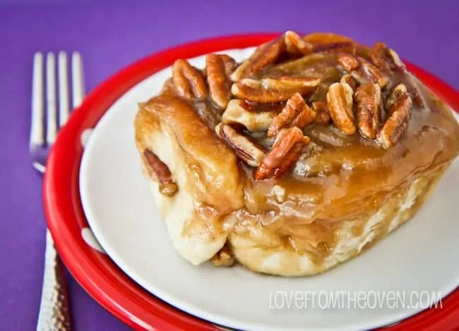 CARAMEL PECAN LOG - Butter with a Side of Bread