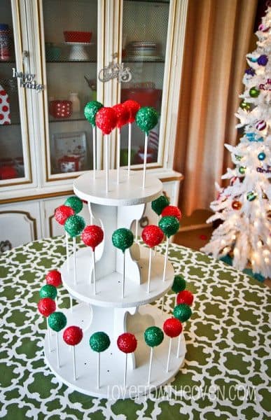 How To Make Glitter Cake Pops & A Cupcake Stand Giveaway • Love From ...