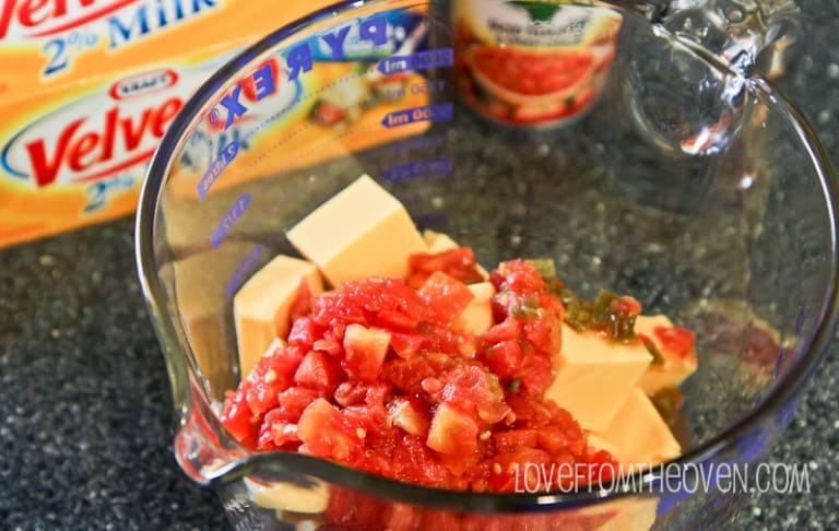 Rotel & Velveeta's Famous Queso Dip • Love From The Oven