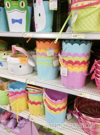 target plush easter basket