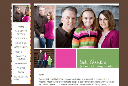 Adoption Website Sample