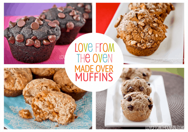 Chocolate Banana Muffins • Love From The Oven