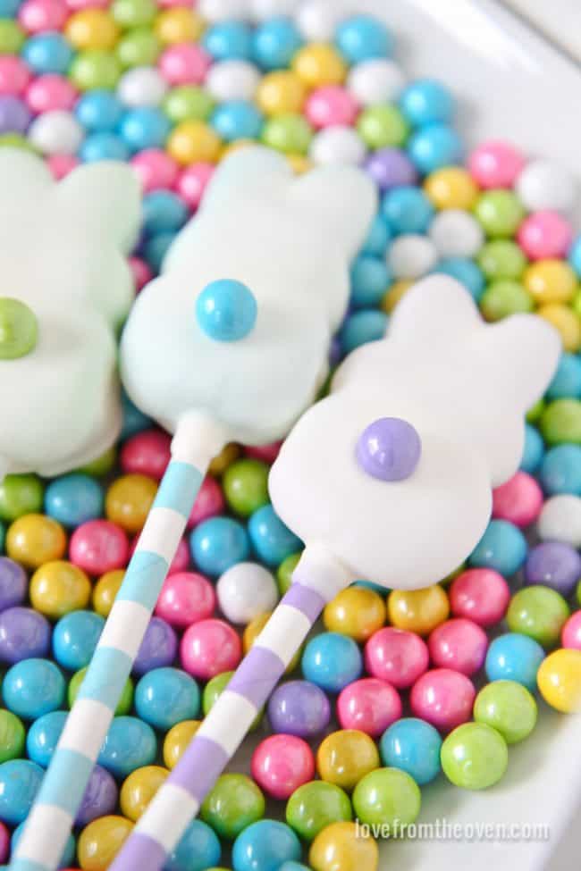 Easter Peeps Pops • Love From The Oven