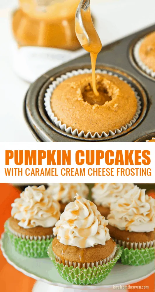 Pumpkin Cupcakes • Love From The Oven