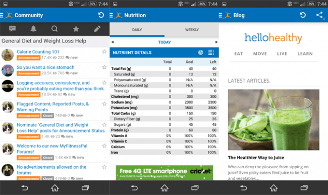 My Favorite Weight Loss Apps Love From The Oven   My Fitness Pal 650x386 