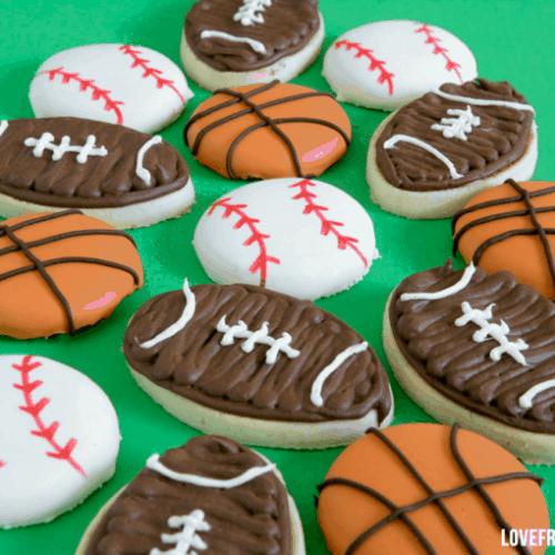 Football Cookies • Love From The Oven