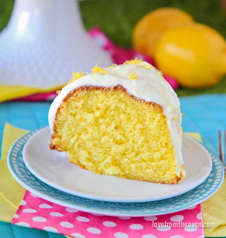 Luscious Lemon Cake • Love From The Oven