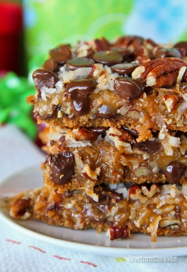 Caramel Magic Cookie Bars