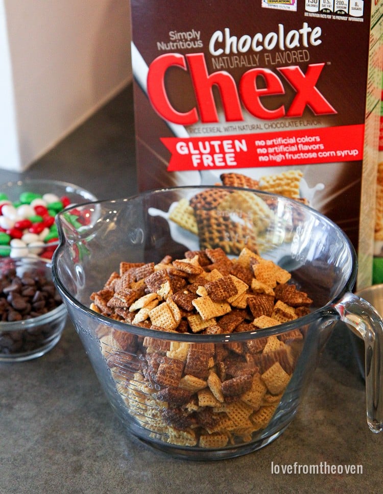 Easy Chocolate Chex Mix • Love From The Oven