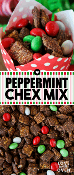 Easy Chocolate Chex Mix • Love From The Oven