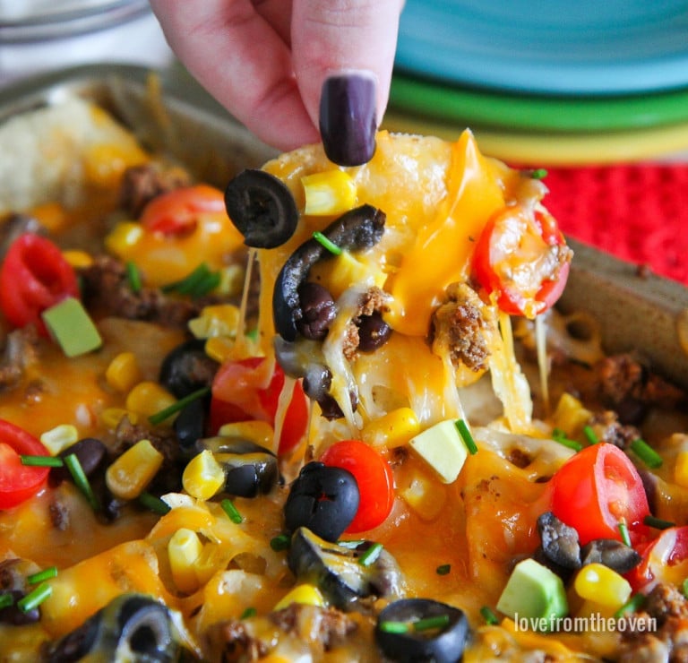 The Best Easy Nachos Recipe Love From The Oven