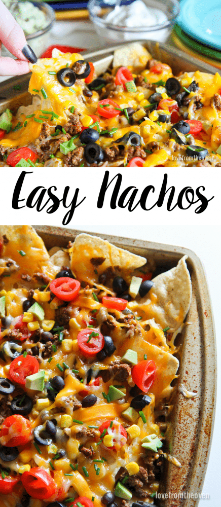 The Best Easy Nachos Recipe - Love From The Oven