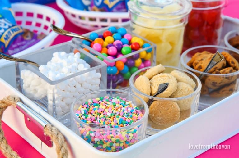 DIY Ice Cream Sundae Bar • Love From The Oven