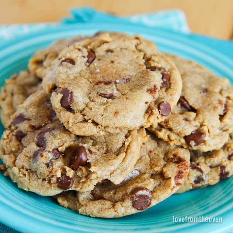 A Less Processed Life: What's Baking: Blue Ribbon Brown Butter Chocolate  Chip Cookies