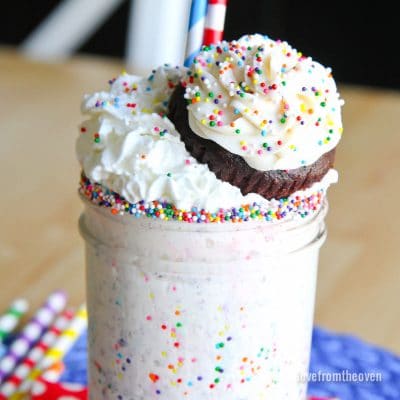 Cupcake Milkshake • Love From The Oven