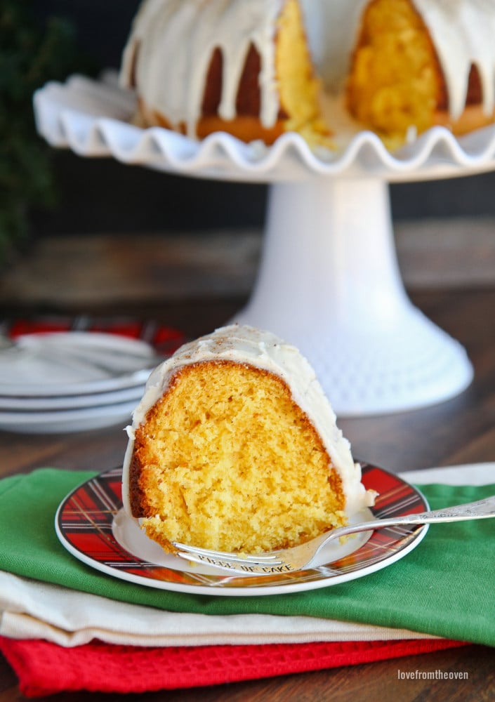 Easy Eggnog Cake Recipe