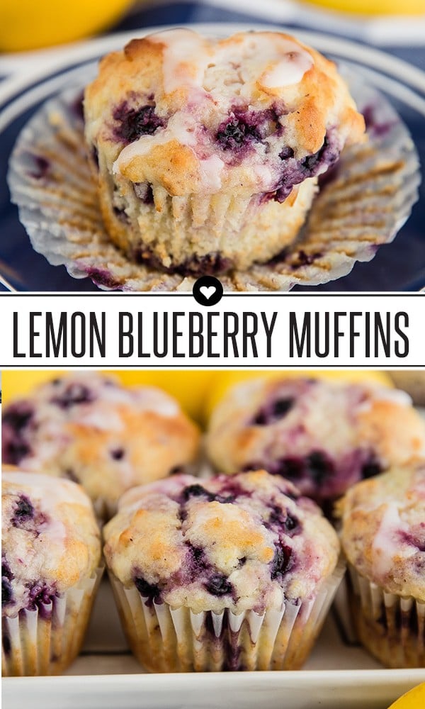 Lemon Blueberry Muffins - Love From The Oven