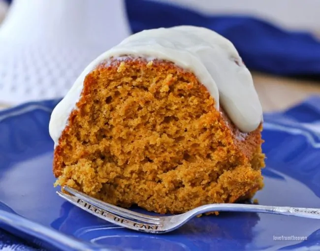 Fácil Bundt Cake de calabaza