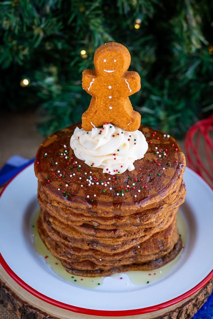 Gingerbread Pancakes • Love From The Oven
