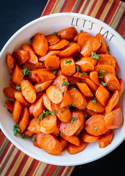 Easy Glazed Carrots • Love From The Oven