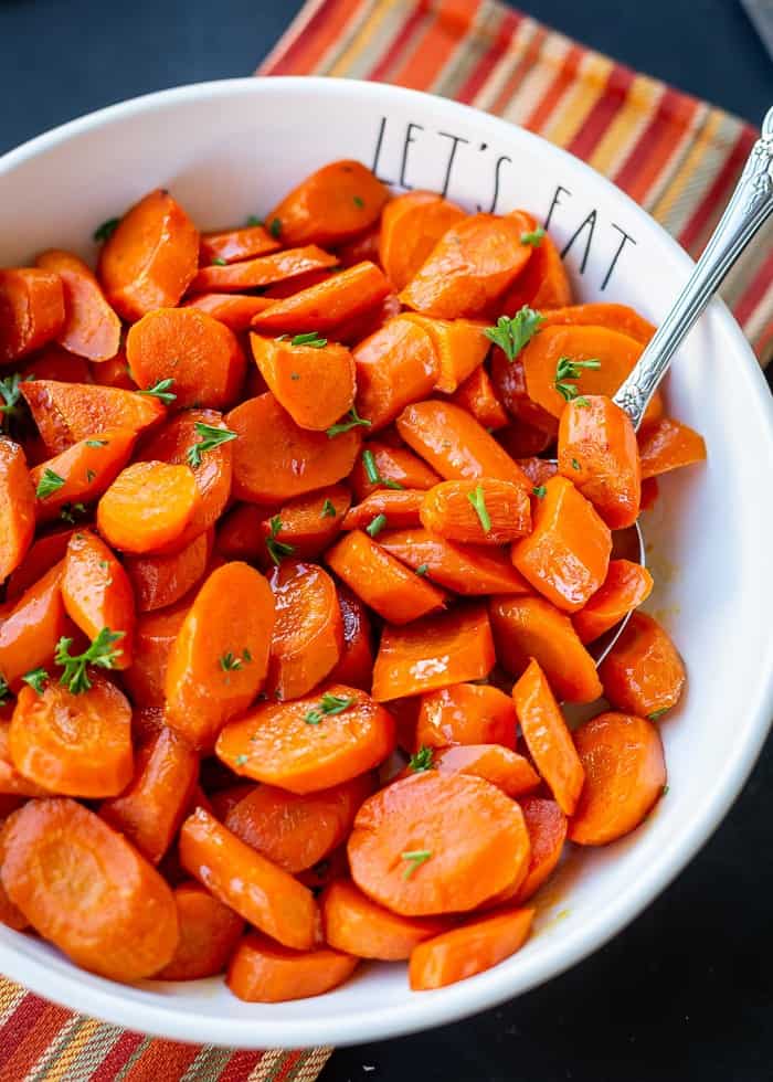 Easy Glazed Carrots • Love From The Oven