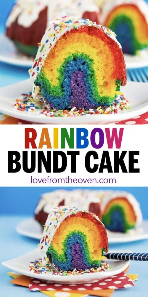 Melting Heart Bundt Cake – A Valentine Rainbow Cake Recipe – Cooking with  Sugar