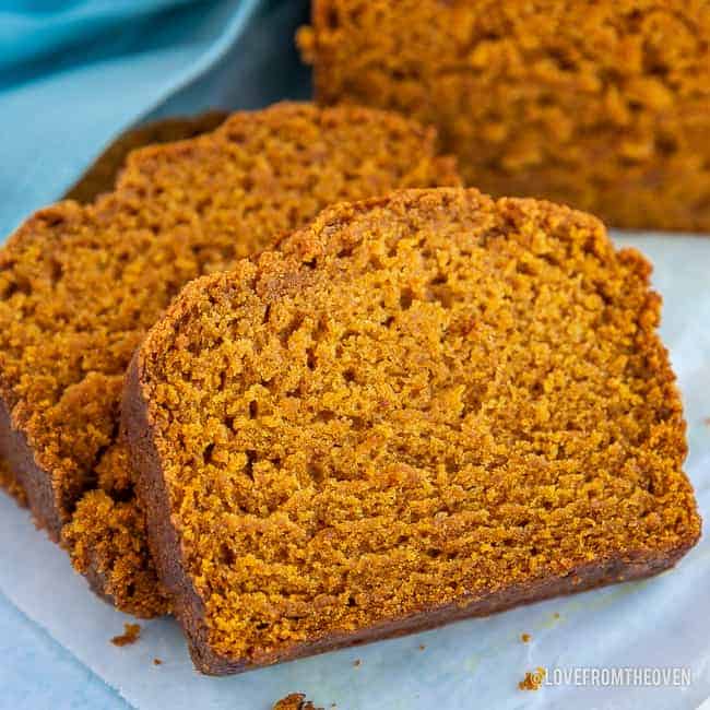 The Best Easy Vegan Pumpkin Bread Recipe • Love From The Oven