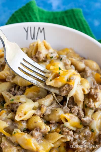 Homemade Cheeseburger Macaroni Recipe • Love From The Oven