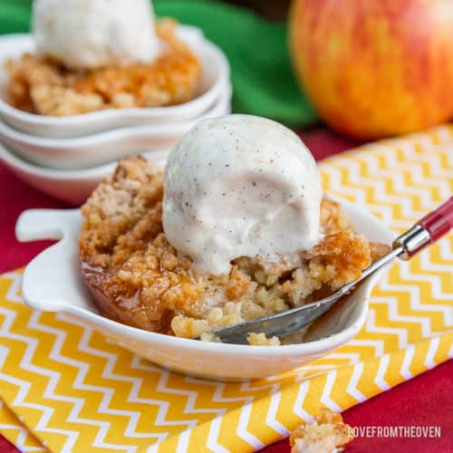 The Best Easy Apple Cobbler Recipe • Love From The Oven