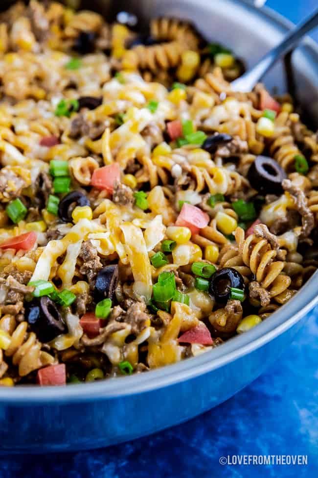 One Pot Cheesy Taco Pasta | LaptrinhX / News