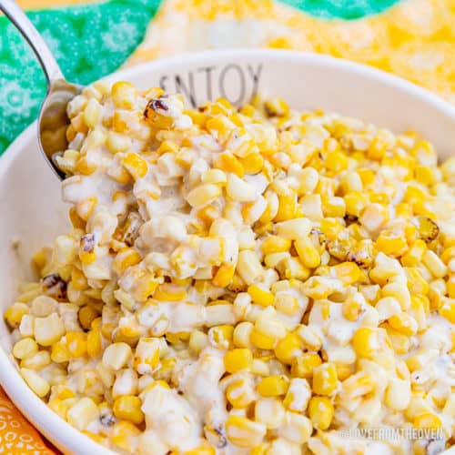 Crock Pot Creamed Corn • Love From The Oven