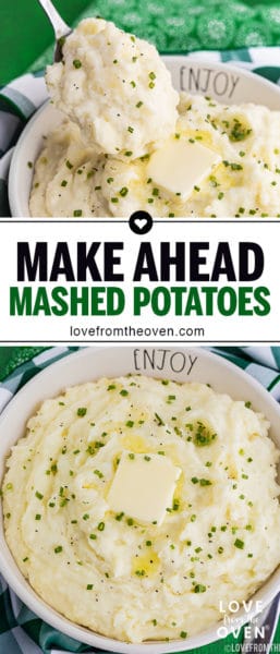 Crock Pot Mashed Potatoes • Love From The Oven