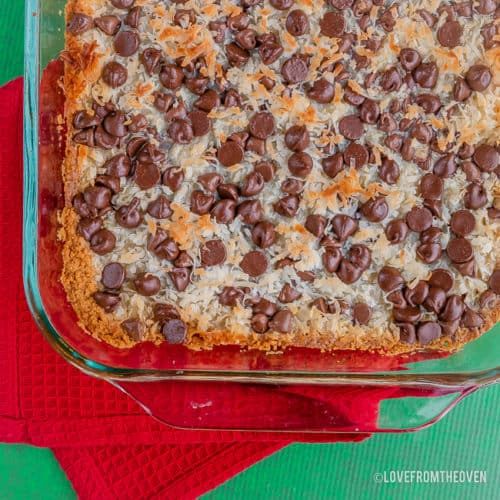 The Best 7 Layer Magic Cookie Bars! • Love From The Oven