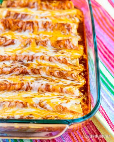 Easy Cheese Enchiladas At Home • Love From The Oven