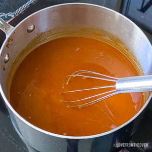 Easy Homemade Red Enchilada Sauce • Love From The Oven