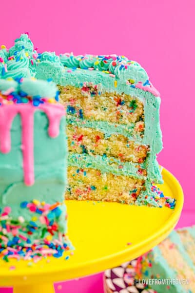 Funfetti Cake • Love From The Oven