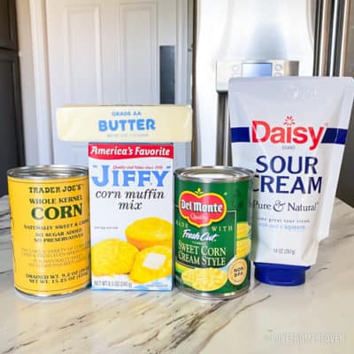 Jiffy Corn Casserole • Love From The Oven