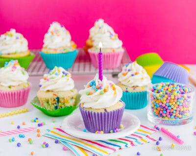 Easy Funfetti Cupcakes From Scratch! • Love From The Oven