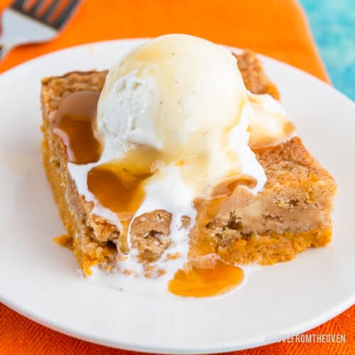 The Best Easy Pumpkin Dump Cake • Love From The Oven