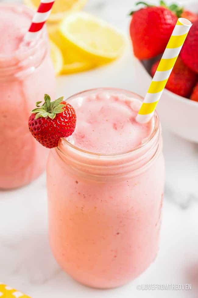 Quick & Easy Frozen Fruit Smoothie • Love From The Oven