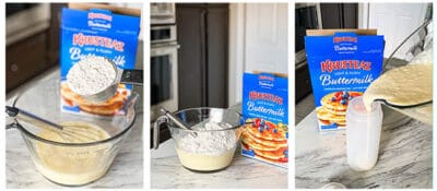 easy funnel cake with pancake mix